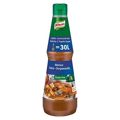 Knorr 29603001 Caldo Liquido Concentrado Marisco sin Gluten - Botella 1 L